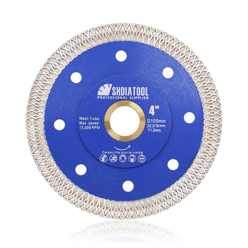 X Mesh Turbo Diamond Blades: A Better Balance of Speed Cooling and Clean Tile Cuts