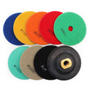 4 inch Professional Wet Polishing Pads for Marble Granite 8pcs/set - SHDIATOOL