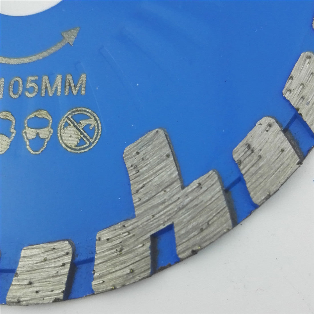 Diamond Saw Blade 4"/4.5"Cutting for Stone Concrete with Slant Protection Teeth - SHDIATOOL