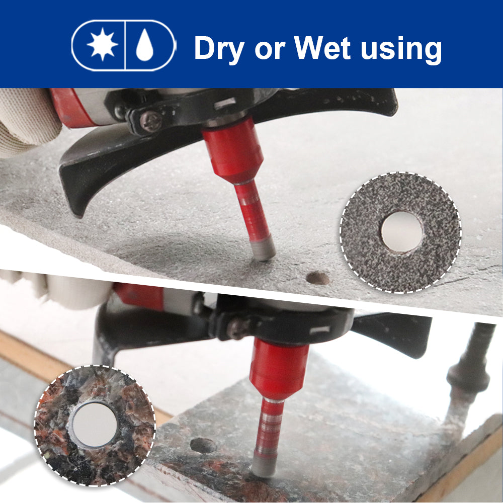 SHDIATOOL Diamond Core Drill Bit with M14 Thread for Porcelain Marble Hole Saw