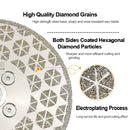 Electroplated Cutting Grinding Disc Double Side M14 or 5/8-11 Flange