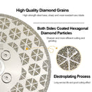 Electroplated Cutting Grinding Disc Double Side M14 or 5/8-11 Flange