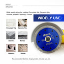 SHDIATOOL Diamond Saw Blade Cutting Porcelain Tile Ceramic Granite Marble 4.5" 2pcs