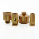 SHDIATOOL 4pcs/set Dry Diamond Drill Bits for Porcelain Granite M14 Thread - SHDIATOOL