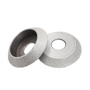 3" SHDIATOOL V-shape Diamond Hand Grinding Wheels for Marble Ceramic Carving Edge - SHDIATOOL