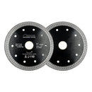 Mesh Turbo Saw Blade 2/5pcs 5" Cutting for Granite Ceramic SHDIATOOL