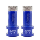 SHDIATOOL Diamond Core Drill Bit Porcelain Tile Marble Stone with M14