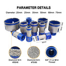 Diamond Drilling Finger Milling Bit for Ceramic Marble Granite 5/8-11 or M14 Thread - SHDIATOOL