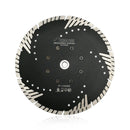 Turbo Blade with Slant Protection Teeth Cutting Granite Marble Concrete 4" 4.5" 5" 7" 9" - SHDIATOOL