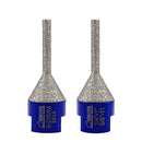 SHDIATOOL Vacuum Brazed Diamond Finger Milling Bits for Porcelain Ceramic Tile Marble Granite Dia 1/4''-1''(6-25mm) 5/8-11 or M14 Thread - SHDIATOOL