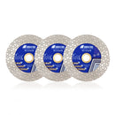 SHDIATOOL Diamond Saw Blade Double-sided Triangle 4"Porcelain Tile Marble Granite