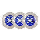 Diamond Cutting Grinding Disc Double-sided Triangle 4" Ceramic Marble M14 or 5/8-11