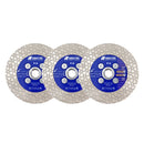 Diamond Cutting Grinding Disc Double-sided Triangle 4" Ceramic Marble M14 or 5/8-11