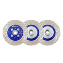 Diamond Cutting Grinding Disc Double-sided Triangle 4" Ceramic Marble M14 or 5/8-11