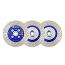 Diamond Cutting Grinding Disc Double-sided Triangle 4" Ceramic Marble M14 or 5/8-11