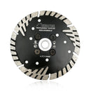 Turbo Blade with Slant Protection Teeth Cutting Granite Marble Concrete 4" 4.5" 5" 7" 9" - SHDIATOOL