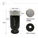 35mm Diamond Core Drill Bits Porcelain Ceramic Tile Marble Brick 5/8-11