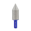 Diamond Chamfering Milling Finger Bit for Ceramic Porcelain Granite Hexagonal Shank