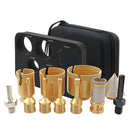 SHDIATOOL Diamond 11pcs/kit Core Drill Bits Milling Bit Chamfer Adaptor Set For Ceramic Tile Porcelain Tile Marble