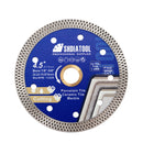 Superthin Mesh Turbo Diamond Saw Blade Procelain Ceramic Tile Granite Marble 4''/4.5''/5'' - SHDIATOOL