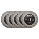 SHDIATOOL Turbo Saw Blades 5pcs 4/4.5/5" Cutting Grinding Ceramic Tile Marble