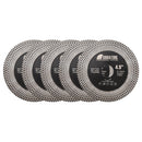 SHDIATOOL Turbo Saw Blades 5pcs 4/4.5/5" Cutting Grinding Ceramic Tile Marble
