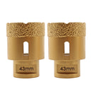 SHDIATOOL 20-160mm Dry Diamond Drilling Core Bits for Ceramic Marble M14 Thread - SHDIATOOL