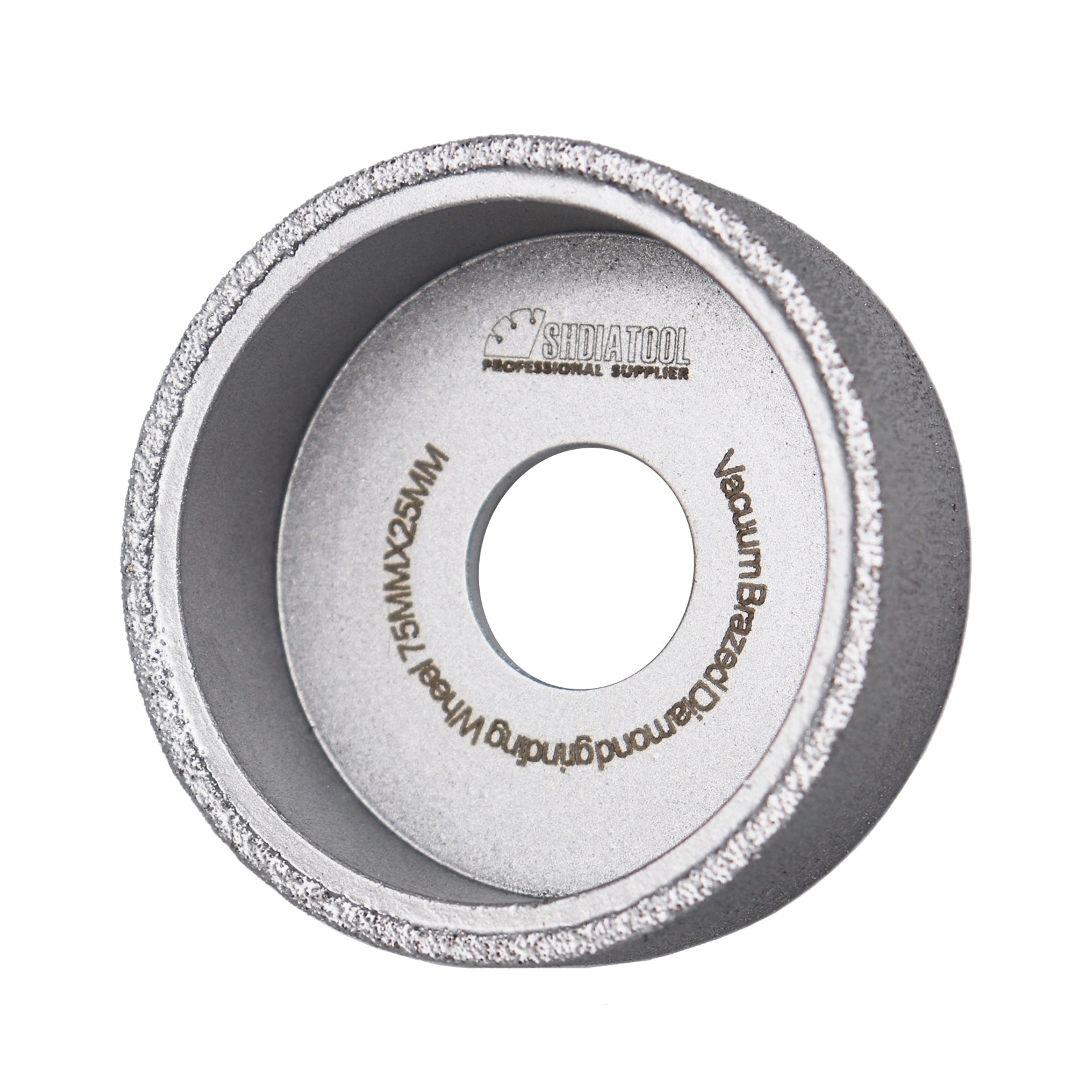 SHDIATOOL 5"/125mm Diamond Flat Wheel Beveling Wheel Marble Concrete Stone - SHDIATOOL