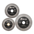 SHDIATOOL Turbo Saw Blades 5pcs 4/4.5/5" Cutting Grinding Ceramic Tile Marble