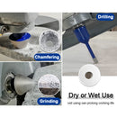 SHDIATOOL Diamond Drill Bits Kit 4pcs 5/8"-11 Granite Marble Ceramic Hole Saw