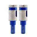 20/25mmDiamond Drilling Finger Milling Bits Porcelain Granite Hole Saw Triangular Shank