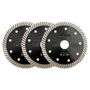 SHDIATOOL Turbo Diamond Saw Blade 4"-10"Ceramic Tile Granite Marble - SHDIATOOL