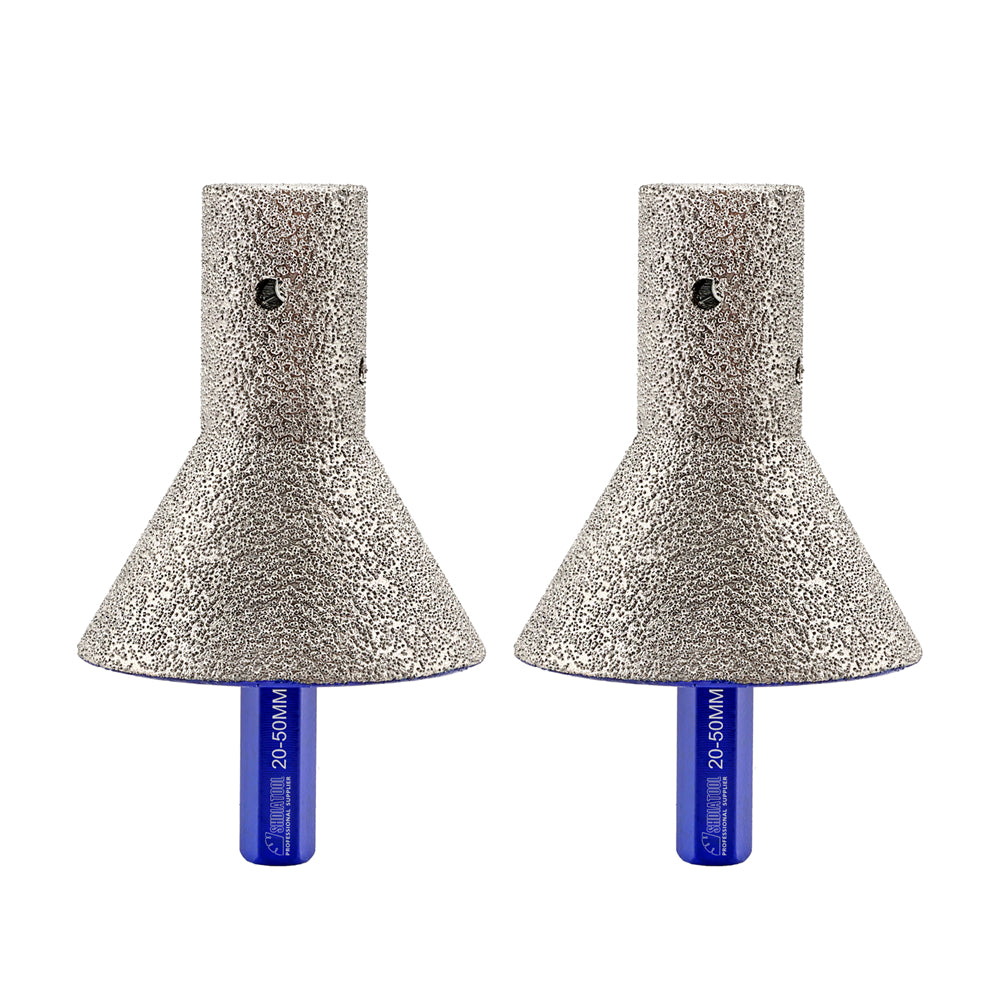 Diamond Milling Chamfer Finger Bits Porcelain Ceramic Tile Marble Hexagonal Shank