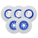 Cutting Grinding Disc 5pcs 4/4.5/5" Granite Marble Concrete Saw Blade M14 or 5/8-11 Flange