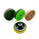 SHDIATOOL 4"/100mm Thickened Sponge Diamond Polishing Pads for Soft Stone Marble 3pcs/set - SHDIATOOL