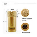 SHDIATOOL 28mm Diamond Drilling Core Bits for Ceramic Marble M14 Thread