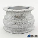 3"/75mm Diamond Hand Convext Disc Stone Edge Grinding Ceramics Quartz SHDIATOOL - SHDIATOOL