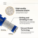 Diamond Drilling Finger Milling Bit for Ceramic Marble Granite 5/8-11 or M14 Thread - SHDIATOOL
