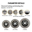 X Mesh Turbo Saw Blade Cutting Grinding Tile Ceramic Marble Stone with Flange