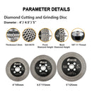 X Mesh Turbo Saw Blade Cutting Grinding Tile Ceramic Marble Stone with Flange