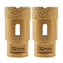 SHDIATOOL 1pc M14 thread Vacuum Brazed Dry Diamond Drilling Core Bits for Ceramic Tile Hole Saw Marble Porcelain Stone - SHDIATOOL