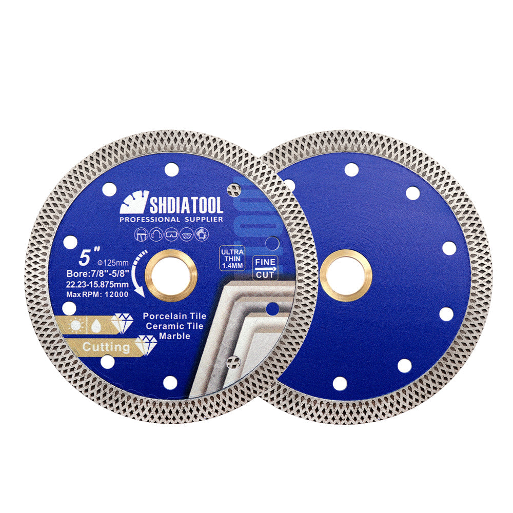 Superthin Mesh Turbo Diamond Saw Blade Procelain Ceramic Granite Marble 4''/4.5''/5'' - SHDIATOOL