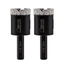 SHDIATOOL Vacuum Brazed Diamond Drill Core Bits Hexagon Shank Hole Saw for Porcelain Tiles Granite Marble Dia 20/25/32/35/50/55/68mm - SHDIATOOL