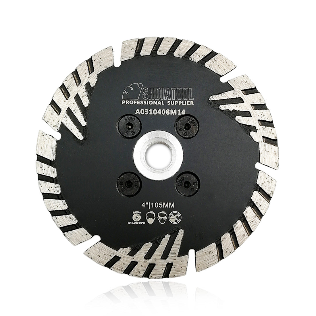 Turbo Blade with Slant Protection Teeth Cutting Granite Marble Concrete 4" 4.5" 5" 7" 9" - SHDIATOOL