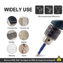 Double-sided Diamond Drill Core Bits for Tile Ceramic Granite Marble Dia 6-6/8mm - SHDIATOOL