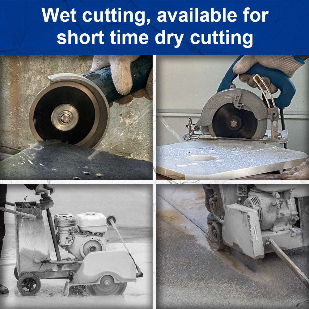 SHDIATOOL 2pcs/5pcs Continuous Rim Diamond Blade cutting Porcelain Tile Ceramic marble8"10"12"14"