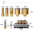 SHDIATOOL Diamond Drill Core Bits Kit for Tile Porcelain Granite Marble