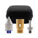 SHDIATOOL Diamond Drill Bits 3pcs/set Granite Marble Ceramic Hole Saw M14 Thread