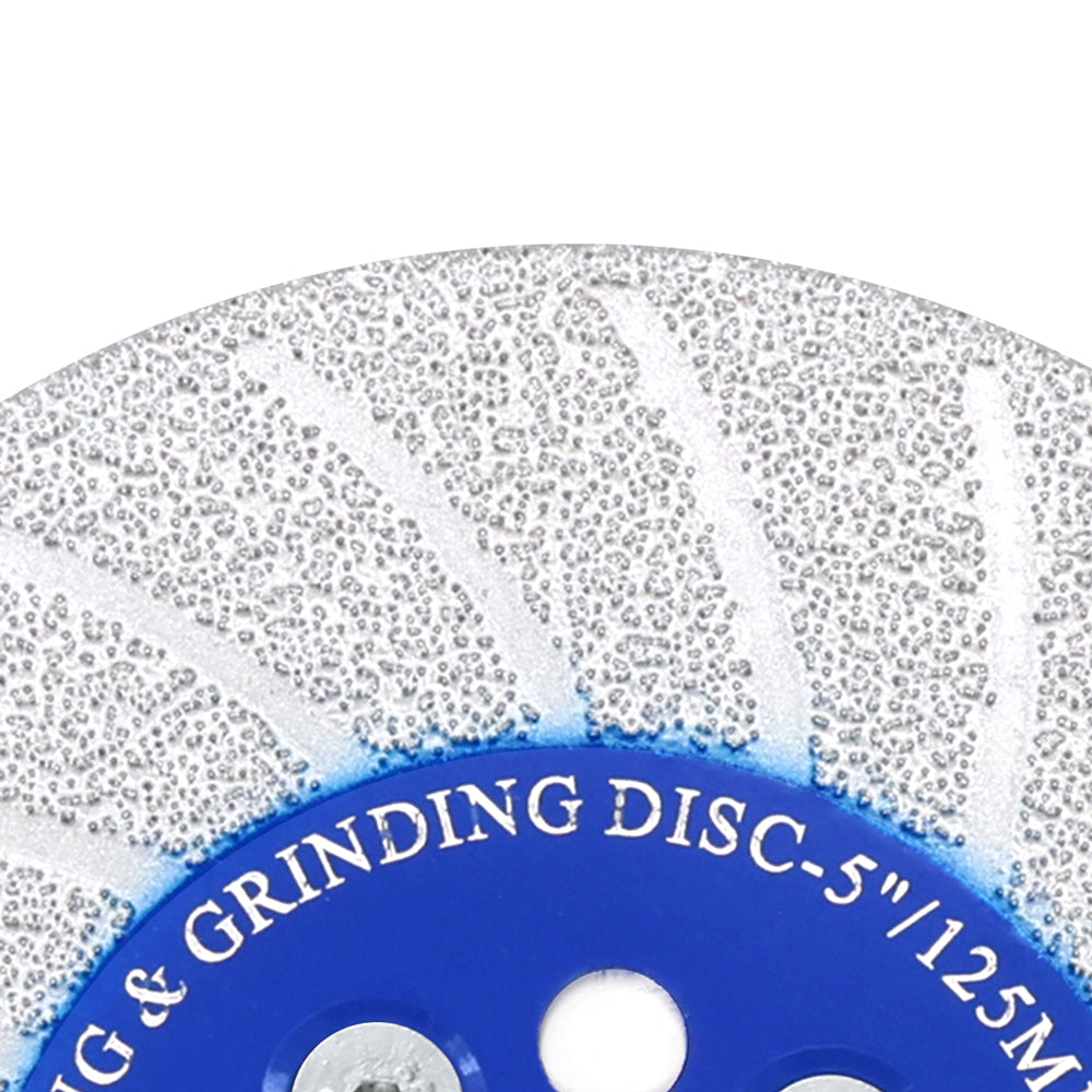 Cutting Grinding Disc 5pcs 4/4.5/5" Granite Marble Concrete Saw Blade M14 or 5/8-11 Flange