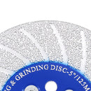 Cutting Grinding Disc 5pcs 4/4.5/5" Granite Marble Concrete Saw Blade M14 or 5/8-11 Flange